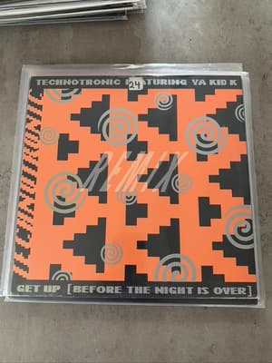 Tumnagel för auktion "12" Technotronic - Get up(before the night is over) Remix, 1990"