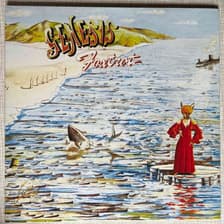 Tumnagel för auktion "GENESIS - FOXTROT. VINYL LP EU .18 RE (-72). GATEFOLD PROG- ROCK. INPLASTAD"