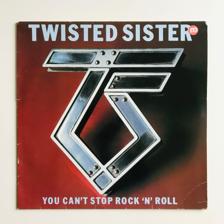 Tumnagel för auktion "Twisted Sister You Cant Stop Rock N Roll 1983 Tysk press"