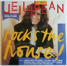 Tumnagel för auktion "JELLYBEAN - ROCK THE HOUSE (2xLP) 12" MIXES"