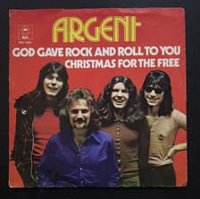 Tumnagel för auktion "Argent - God Gave Rock and Roll To You (1973, Holland) 7" VG++/VG+!!!"