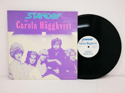 Tumnagel för auktion "Carola Häggkvist with Standby 1983 Vinyl LP Rosa Honung Records"
