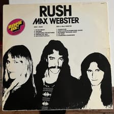 Tumnagel för auktion "Rush / Max Webster – Rock On Sweden 1977 Vinyl VG+/EX"