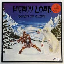 Tumnagel för auktion "HEAVY LOAD death or glory LP + 7"single -82 Swe THUNDERLOAD TLP 822 ** POSTER **"