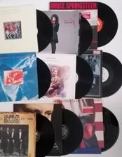 Tumnagel för auktion "LP, Albums, Top rock, 9 st, vinyl"