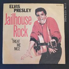 Tumnagel för auktion "single - Elvis Presley - Jailhouse Rock - RCA 2695"