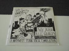 Tumnagel för auktion "V/A - We Are All Guilty: A Northwest Punk Compilation [BRISTLE  THE BERSERKERS]"