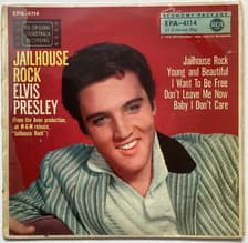 Tumnagel för auktion "ELVIS PRESLEY, EP. JAILHOUSE ROCK. TYSKLAND 1957."