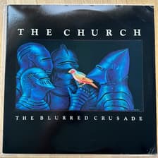 Tumnagel för auktion "THE CHURCH – The Blurred Crusade - LP - us -89 - AL 8564, Re - indie rock"