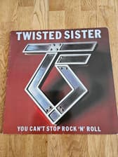 Tumnagel för auktion "Twisted Sister - You Can't Stop Rock 'N' Roll"