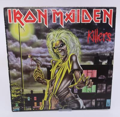 Tumnagel för auktion "Iron Maiden x 4 - Killers, Maiden Japan, Live after death"