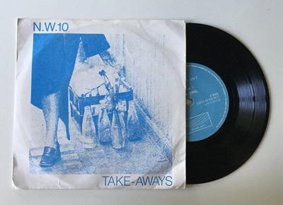 Tumnagel för auktion "N.W.10 ”Take-Aways” 1979 Ellie Jay KBD DIY RARE"