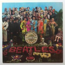 Tumnagel för auktion "BEATLES Sgt Peppers Lonely Hearts Club Band STEREO - MYCKET FINT SKICK!"