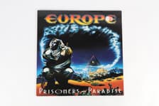 Tumnagel för auktion "Europe Prisoners In Paradise LP Hard Rock 1991"