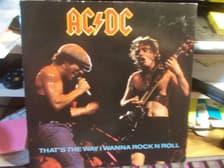 Tumnagel för auktion "AC/DC - That's The Way I Wanna Rock 'N' Roll 7" Single"