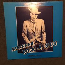 Tumnagel för auktion "VARIOUS ARTISTS-AAAAHHHH ROCK-A-BILLY WHITE LABEL 8836 GREAT LP"