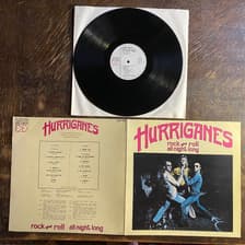 Tumnagel för auktion "HURRIGANES - Rock & Roll All… 1973. FINSK LOVE PRESS! GARAGE. Rockabilly. LP"