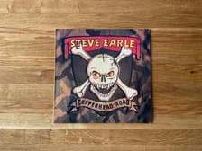 Tumnagel för auktion "Steve Earle – Copperhead Road LP 1988 country rock"