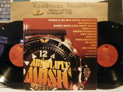 Tumnagel för auktion "ABSOLUTE MUSIC - 12 - V/A - 2 -LP"