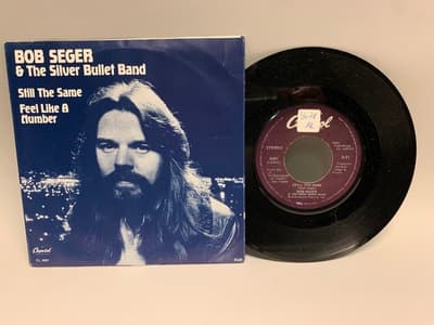 Tumnagel för auktion "7" Bob Seger & The Silver Bullet Band - Still The Same Swe Orig-78 FINT EX !!!!!"