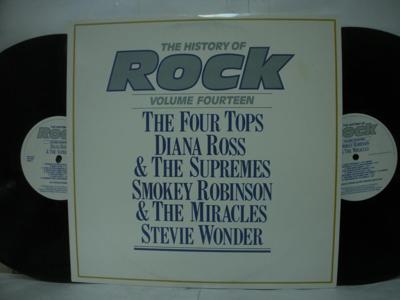 Tumnagel för auktion "HISTORY OF ROCK - 14 - V/A - 2-LP - FOUR TOPS, SUPREMES"