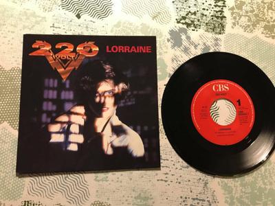 Tumnagel för auktion "220 Volt - Lorraine Toppex!"