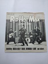 Tumnagel för auktion "Red hot max and cats vinyl EP 81 rockabilly raggare rock and roll"