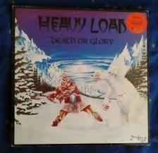 Tumnagel för auktion "Heavy Load - Death or Glory. LP i mycket fint skick +bonussjua på röd vinyl."