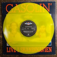 Tumnagel för auktion "GASOLIN - Live I Skandinavien 1978. Rare Gul Vinyl! Prog-rock. Hårdrock LP"