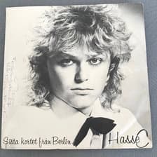 Tumnagel för auktion "Hasse C - Sista kortet från Berlin, Noice, Sonet records 1982"