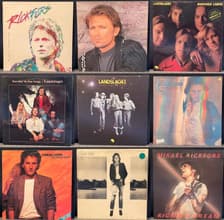 Tumnagel för auktion "9 Svenska Pop & Rock LP MIKAEL RICKFORS LANDSLAGET TOMAS LEDIN AGNETHA FÄLTSKOG"