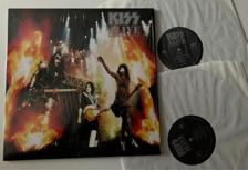 Tumnagel för auktion "KISS ALIVE 2014 The Millenium Concert vinyl LP hårdrock rock ACE GENE CRISS KIZZ"