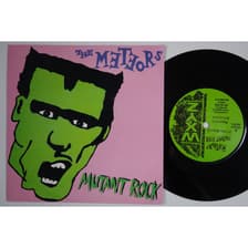 Tumnagel för auktion "METEORS - Mutant Rock - ORIG 1982 UK 7" - psychobilly rockabilly punk - FINT EX!"