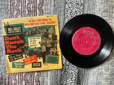 Tumnagel för auktion "EP Bill Haley & Comets - Don’t knock the Rock /Decca Sweden -57"