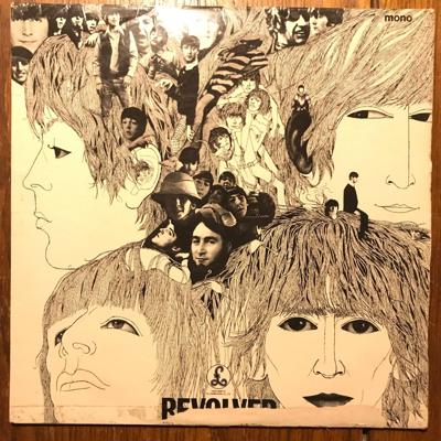 Tumnagel för auktion "The Beatles - Revolver - Vinyl Album 1966"