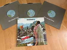 Tumnagel för auktion "Woodstock /3x LP/1970/Various/Blues/Rock/Gatefold/Exc!"