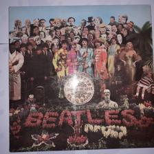 Tumnagel för auktion "BEATLES - Sgt. Peppers lonely hearts club band - LP -67, UK inkl ARK"