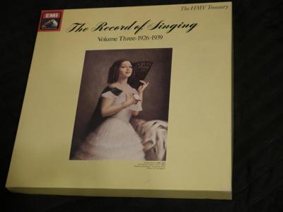 Tumnagel för auktion "V/A, The Record of Singing, volume three: 1926-1939, 13LP"