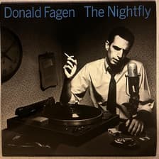 Tumnagel för auktion "DONALD FAGEN - THE NIGHTFLY. VINYL LP EU -82. JAZZ-ROCK, FUSION"