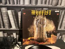 Tumnagel för auktion "MYOFIST Thunder In Rock vinyl LP"