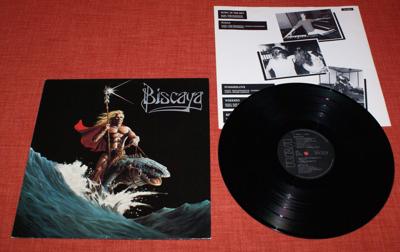 Tumnagel för auktion "BISCAYA Same s/t LP 1983 Sweden EX/EX RARE"