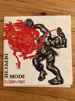 Tumnagel för auktion "Depeche Mode DM It’s called a heart Singel inklusive plansch"