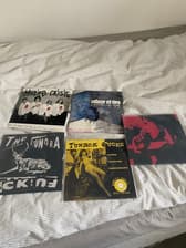 Tumnagel för auktion "6st Vinylsinglar( 7:or)Rock"