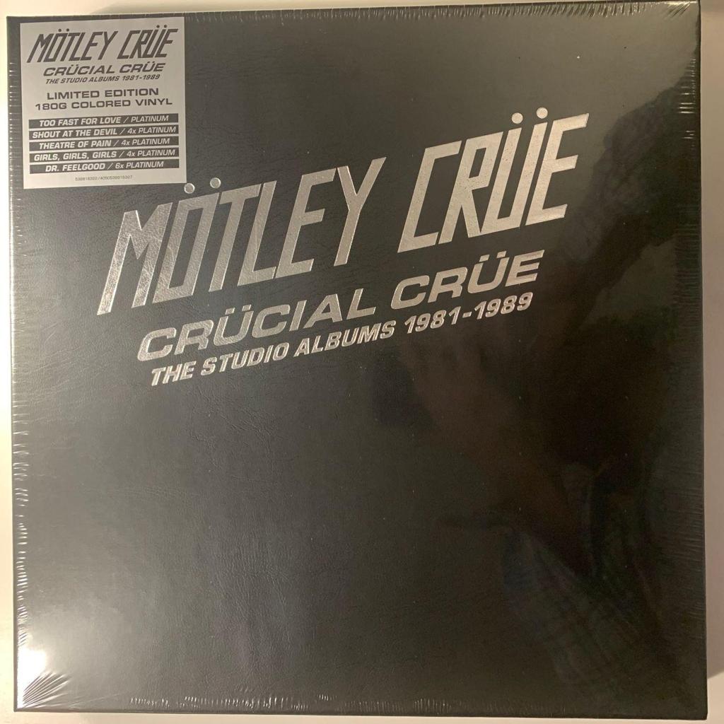 MÖTLEY CRÜE - CRÜCIAL CRÜE THE STUDIO ALBUMS 1981-89 VINYL 5LP BOX SET ...
