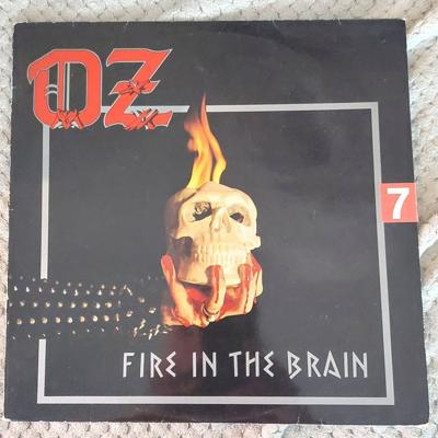 Tumnagel för auktion "OZ Lp Fire In The Brain (1983)"