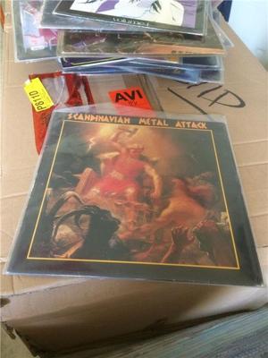 Tumnagel för auktion "V/A Scaninavian Metal Attack LP Tyfon Grammofon 1984 w. Bathory, Oz m.fl"
