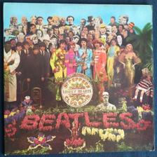 Tumnagel för auktion "The Beatles – Sgt. Pepper's Lonely Hearts Club Band, UK-71 repress"