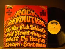 Tumnagel för auktion "ROCK REVOLUTION - 20 ORIGINAL HITS - 20 ORIGINAL ARTISTS - V/A"