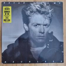 Tumnagel för auktion "Bryan Adams, Reckless, lp, vinyl"