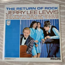 Tumnagel för auktion "Jerry Lee Lewis "The return of rock" LP"